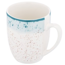 Ardesto ჭიქა Mug Siena, 360ml, porcelain, white-blue-JUSTSHOP.GE-ზე