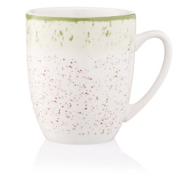 Ardesto ჭიქა Mug Siena, 360ml, porcelain, white-green-JUSTSHOP.GE-ზე