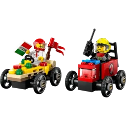 LEGO Constructor City Pizza vs. Fire Truck