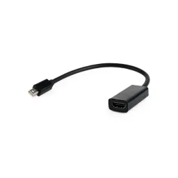 ადაპტერი: Gembird A-mDPM-HDMIF-02 Mini DisplayPort to HDMI adapter cable Black-JUSTSHOP.GE-ზე