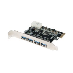 ადაპტერი: Logilink PC0057A PCI-Express Card 4x USB 3.0 VIA chipset