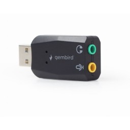 ხმის ბარათი: Gembird SC-USB2.0-01 Premium USB sound card Virtus Plus-JUSTSHOP.GE-ზე