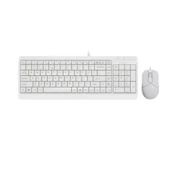 კლავიატურა-მაუსი: A4Tech Fstyler F1512 2-Section Desktop Set White