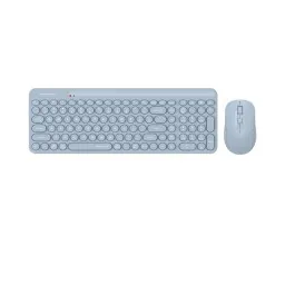 კლავიატურა-მაუსი: A4Tech Fstyler FG3300 Air2 QuietKey 2-Zone Combo Desktop Blue-JUSTSHOP.GE-ზე