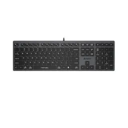 კლავიატურა: A4Tech Fstyler FX50 Scissor Switch Keyboard EN/RU layout White-JUSTSHOP.GE-ზე
