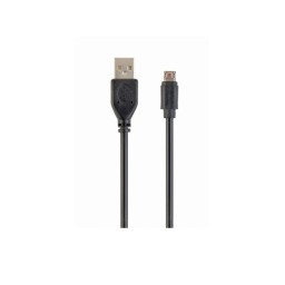 კაბელი: Gembird CC-USB2-AMmDM-6 Double-sided Micro-USB to USB2.0 AM cable 1.8m black-JUSTSHOP.GE-ზე