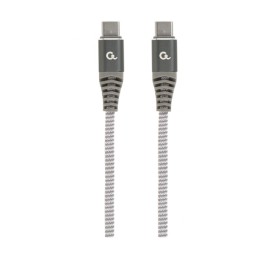 კაბელი: Gembird CC-USB2B-CMCM60-1.5M 60W USB Type-C Power Delivery (PD) premium charging & data Cable 1.5m-JUSTSHOP.GE-ზე