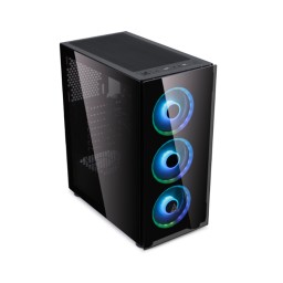 ქეისი: Golden Field 1099B ATX Case with 4x12cm RGB fan-JUSTSHOP.GE-ზე