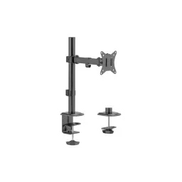 მონიტორის საკიდი: Logilink BP0171 Monitor mount 17-32 arm length 376mm steel Black-JUSTSHOP.GE-ზე