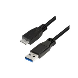 კაბელი: Logilink CU0026 USB-A/M to Micro-USB/M cable Black 1m-JUSTSHOP.GE-ზე
