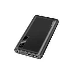 დამტენი: Logilink PA0280 Power Bank 10.000mAh 2xUSB with display Black-JUSTSHOP.GE-ზე