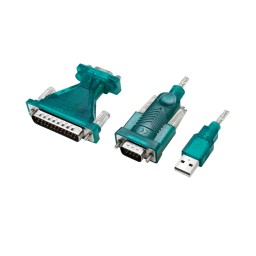 ადაპტერი: Logilink UA0042B USB 2.0 to Serial Cable with DB9 to DB25 Adapter