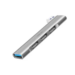 USB ჰაბი: Logilink UA0436 Ultraslim 4-port USB-A hub 18W Aluminium-JUSTSHOP.GE-ზე