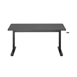 მაგიდა: Vertex VX-MSSD-02B Affordable Manual Sit-Stand Desk Black-JUSTSHOP.GE-ზე