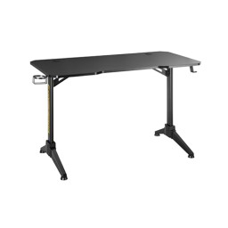 მაგიდა: Vertex VX-GD-01B Conqueror Gaming Desk Black-JUSTSHOP.GE-ზე