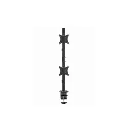 მონიტორის საკიდი: Gembird MA-D2-02 Adjustable 2-display vertical desk mount 17-32