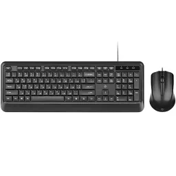 კლავიატურა და მაუსი 2Е Combo MK404 USB Black
