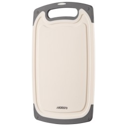 საჭრელი დაფა Ardesto Cutting board Gemini, 33х20х0.85cm, plastic, white-JUSTSHOP.GE-ზე