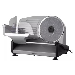 სლაისერი Ardesto slicer, 250W, blade-stainless steel, diameter of the knife-190мм, corps- iron/plastic, grey-black-JUSTSHOP.GE-ზე
