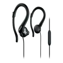 ყურსასმენი Philips ActionFit SHQ1255TBK Mic Black