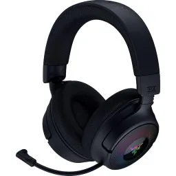 ყურსასმენი Razer Gaming Headset Kraken V4, USB-A/WL/BT, RGB, black-JUSTSHOP.GE-ზე