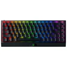 კლავიატურა Razer Keyboard mechanical BlackWidow V3 Mini HyperSpeed 68key, Yellow Switch, USB-A/WL/BT, EN/RU, RGB, black
