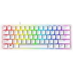 კლავიატურა Razer Gaming Keyboard Huntsman Mini Mercury Ed. Red Switch USB RU RGB, White