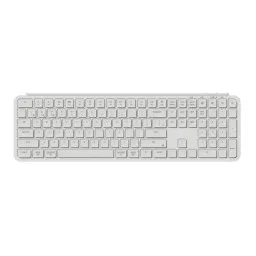კლავიატურა Keyboard Keychron B6 Pro, USB/WL/BT, ivory white