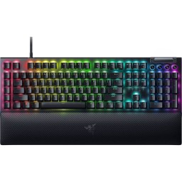 კლავიატურა Razer Keyboard mechanical BlackWidow V4, 114key, Yellow Switch, USB-A, EN, RGB, black