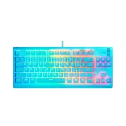 კლავიატურა SteelSeries Keyboard membrane Apex 3 TKL, 84key, USB-A, EN, RGB, aqua