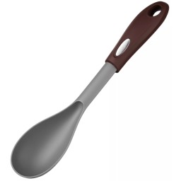 სამზარეულო ჩამჩა Ardesto Spoon Gemini, 32cm, nylon, gray-brown-JUSTSHOP.GE-ზე