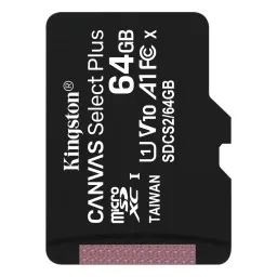 მეხსიერების ბარათი SD Card Kingston SD 64GB C10 UHS-I V10 R100MB/s-JUSTSHOP.GE-ზე