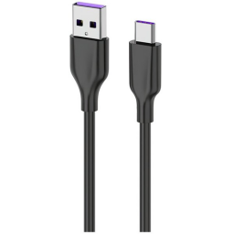 2E Cable USB-A - USB-C Glow 1m Black