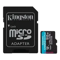 მეხსიერების ბარათი Kingston microSD 512GB C10 UHS-I U3 A2 R170/W90MB/s + SD-JUSTSHOP.GE-ზე