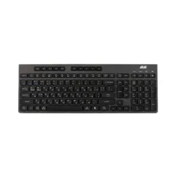 2E Keyboard membrane KS270 120key, WL/BT, EN/UK/RU, silent, black-grey