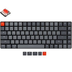 კლავიატურა Keychron K3 84 Key Low Profile Hot-Swap Optical RGB Red
