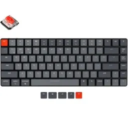 კლავიატურა Keychron K3 84 Key Low Profile Hot-Swap Optical RGB Red