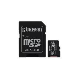 Kingston microSD 256GB C10 UHS-I R100/W85MB/s-JUSTSHOP.GE-ზე