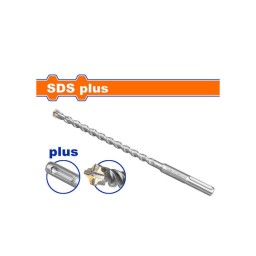 SDS PLUS CROSS საბურღი პირი ბეტონისთვის 12X160მმ (WHD3204)-JUSTSHOP.GE-ზე