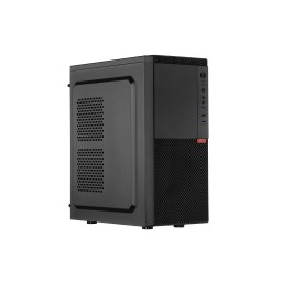 2E PC case Alfa E130 without PSU, 2xUSB3.0, 1xUSB2.0, 1x80mm, VGA 320mm, ATX, black