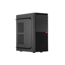 2E PC case Alfa E130 without PSU, 2xUSB3.0, 1xUSB2.0, 1x80mm, VGA 320mm, ATX, black-JUSTSHOP.GE-ზე