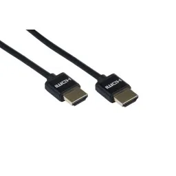 2E Cable HDMI (M/M) 3m, 2.0, Slim High Speed Aluminum, black