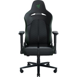 Razer Chair Enki X PU Leather, 2D-Armrests, black-green-JUSTSHOP.GE-ზე