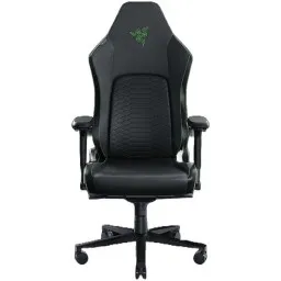 Razer chair Iskur V2 EPU Leather, 4D-Armrests, black-green-JUSTSHOP.GE-ზე