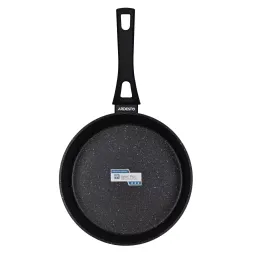 ტაფა Ardesto Deep Fry pan with lid Gemini Livorno, 24cm, aluminium, black-JUSTSHOP.GE-ზე