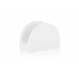 თეფში Ardesto Napkin holder Prato, 11х6х8cm, porcelain, white-JUSTSHOP.GE-ზე