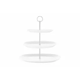 ნამცხვრის დასადები თასი Ardesto Tier cake stand, 32х32сm, porcelain, white-JUSTSHOP.GE-ზე