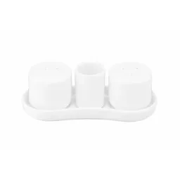 სამარილე და საპილპილე Ardesto Set for salt and pepper, 4 items, porcelain, white-JUSTSHOP.GE-ზე