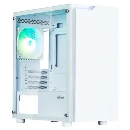 Zalman PC case T4 Plus without PSU, 2xUSB3.0, 1xUSB2.0, 1x120mm ARGB, VGA 3200mm, TG Side Panel, mATX, white-JUSTSHOP.GE-ზე
