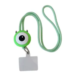 ქეისი Case 45cm Phone Lanyard Cartoon Pendant Crossbody Rope Neck Strap with Patch - Single Eye